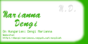 marianna dengi business card